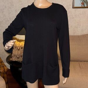 J. Jill black cashmere sweater small S